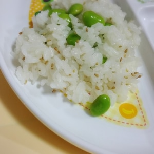 ＊旬の味♪枝豆ごはん＊